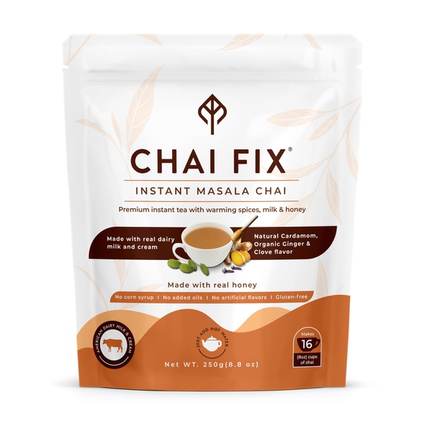 Chai Fix Instant Masala Chai with Honey and Organic Ginger