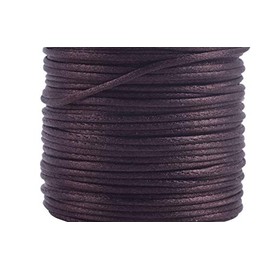 KONMAY 80 Yards 1.0MM Rattail/Bugtail Satin Silk Cord Shamballa Macrame Beading Nylon Kumihimo String (Dark Brown 738)