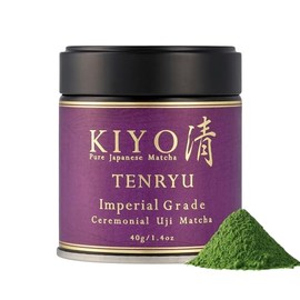 Kiyo Matcha Matcha ceremonial Tenryu Uji de grado imperial polvo de té verde matcha japonés puro de primera cosecha, de grado ceremonial, de Uji,...  
