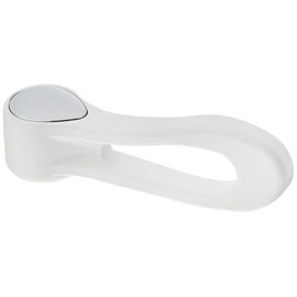 Kakudai 793-613-W Lever Handle, Leaf, White