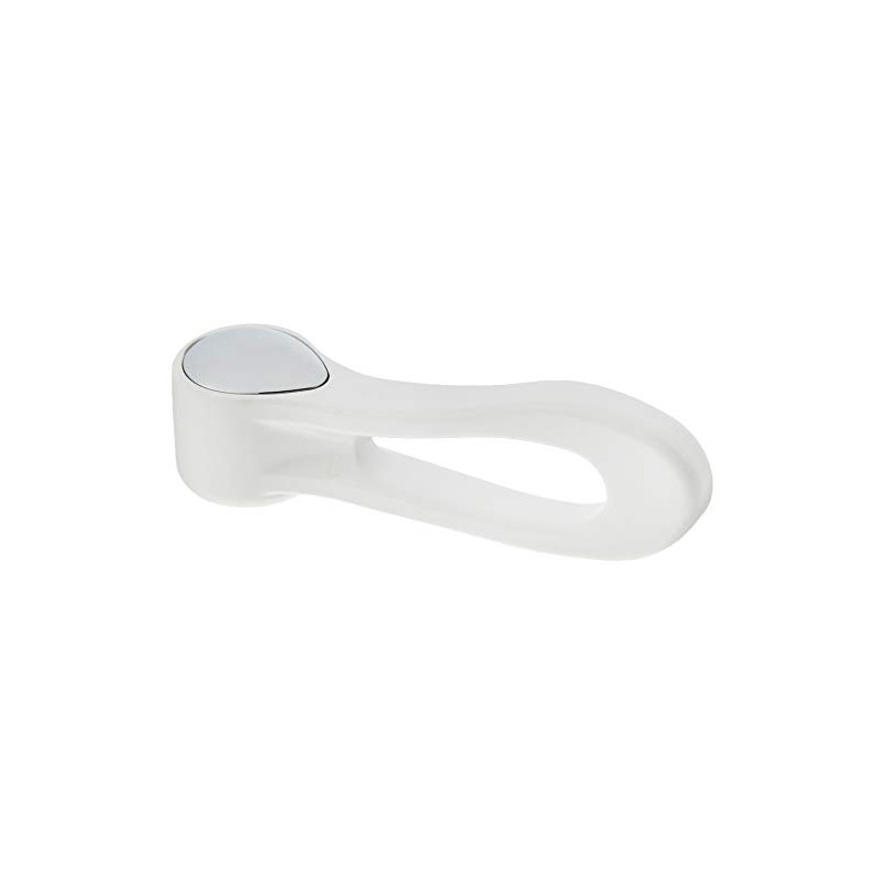 Kakudai 793-613-W Lever Handle, Leaf, White