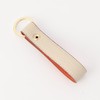 Com Size M 95-10WI01-204 Shrink Leather Key Chain, Cream x