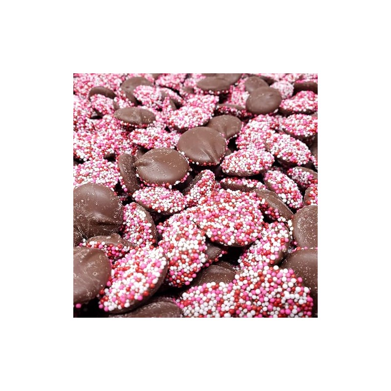 Candy Retailer Milk Chocolate Valentine's Nonpareils 1 Lb