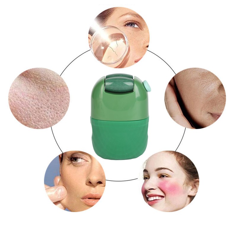 Ice Face Roller Reusable Comfortable Skin Brightening Tightening Silicone Ice