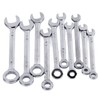 10PCS Mini Combination Wrench Set Steel Inch Open End Small