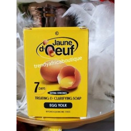 jaune 4pce. 2 Jaune D'OEUF 7days  Xtra Strong Body Soap & 2 Body Oil. Egg Yolk