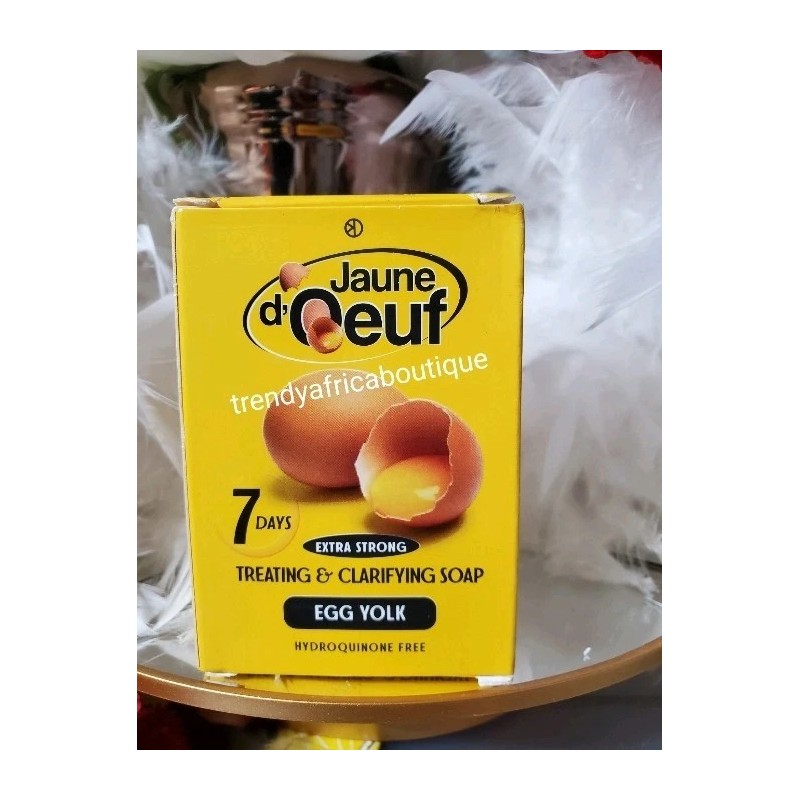 jaune 4pce. 2 Jaune D'OEUF 7days Xtra Strong Body Soap