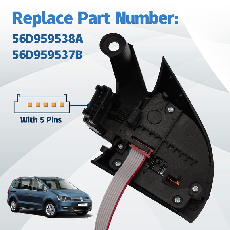 Steering Wheel Control Switch 6D959537B for VW Passat B7,VW Sharan