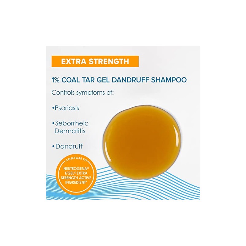 Truereal Coal Tar Therapeutic Gel Anti-dandruff Shampoo 1 6 Ounce