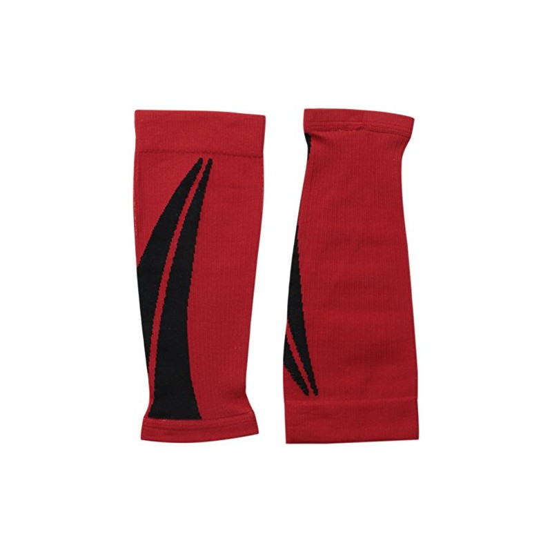 Altra Interval 1.0 Light Compression Calf Sleeve, Red/Black, Medium