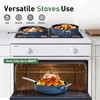 Kitchen Academy Induction Plasma Titanium Nonstick Wok Set 3 Piece,