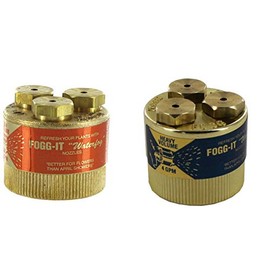 Fogg It 2 GPM Low Volume Misting Nozzle with 4 GPM Heavy Volume Misting Nozzle (Bundle, 2 Items)