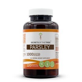 Secrets of the Tribe Secrets of the Tribe Parsley 120 Capsules, 1000 mg, Parsley (Petroselinum crispum) Dried Leaf (120 Capsules)