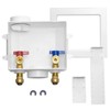 Seelink Washing Machine Box, Center/Side Drain, 1/2 Inch Push-Fit Inlet