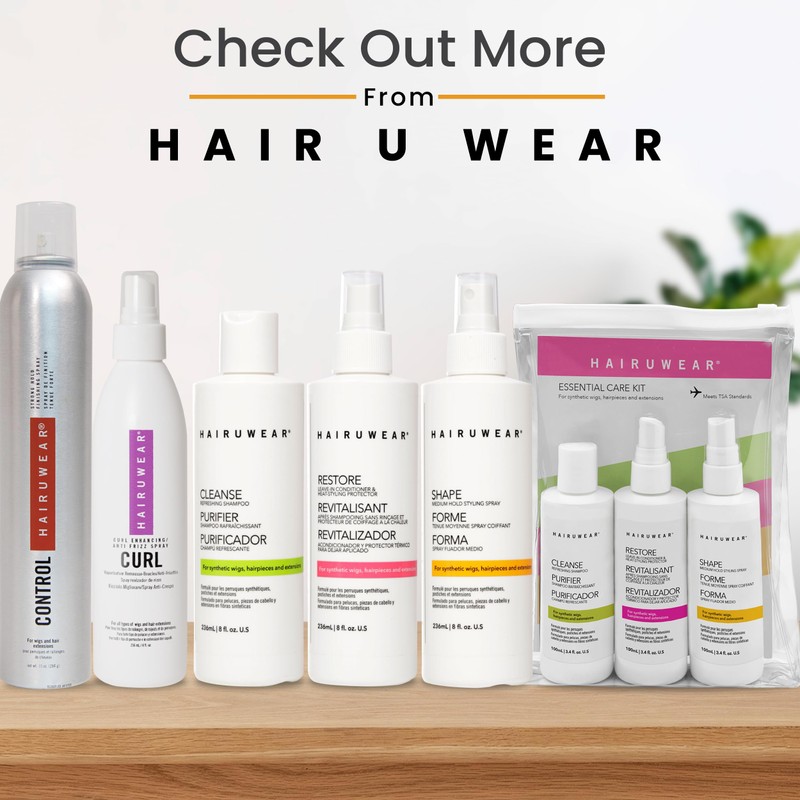 Shampoo & Conditioner Set with Hair Spray - Wig Care
