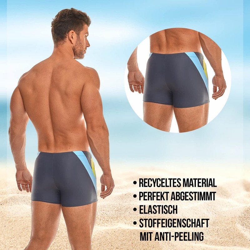Zagano Men's Swimming Trunks - Swimming Trunks Men's Swimming Trunks