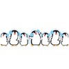 Eureka Winter Penguins Extra Wide Decorative Classroom and Bulletin Board