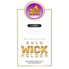 Gold Wick Holder – 9 Large Holders and 50 Wicks