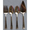Lenox 4 Pcs Lenox Holiday Dimensions Stainless Steel Flatware Serving