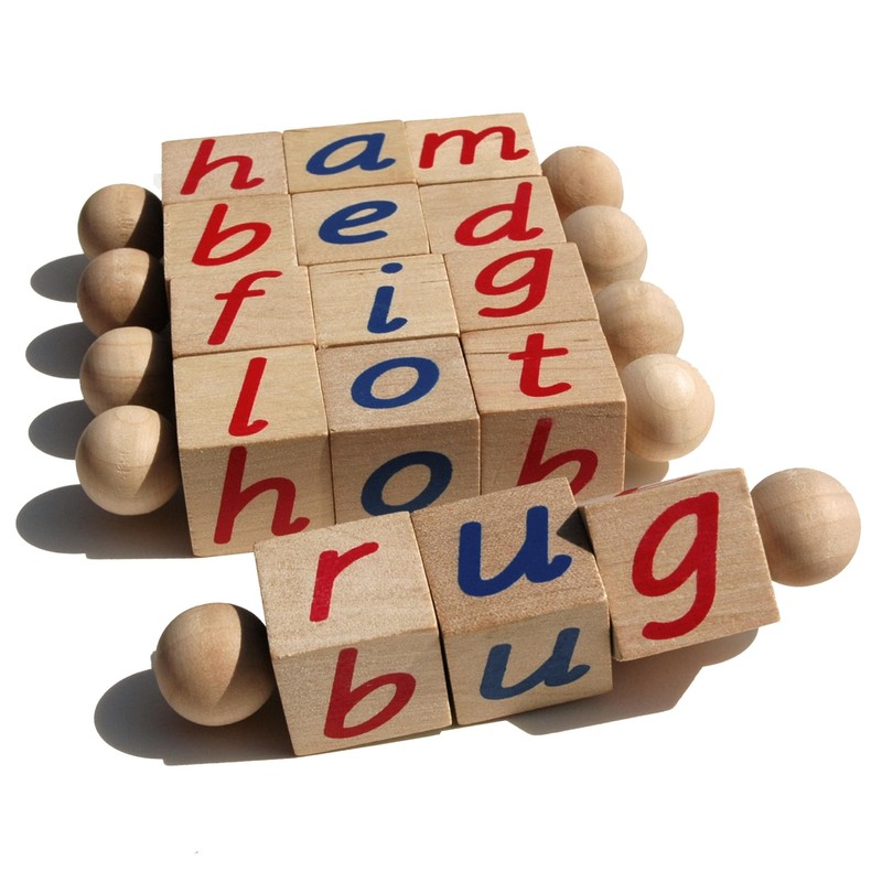 Quality Montessori Phonetic Reading Blocks for The Beginning Reader |