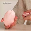 2pcs Wireless Lactation Massager 10 Vibration Levels Rechargeable Portable Remote