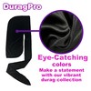 DuragPro - Paquete de 4 Durag de seda para hombres,