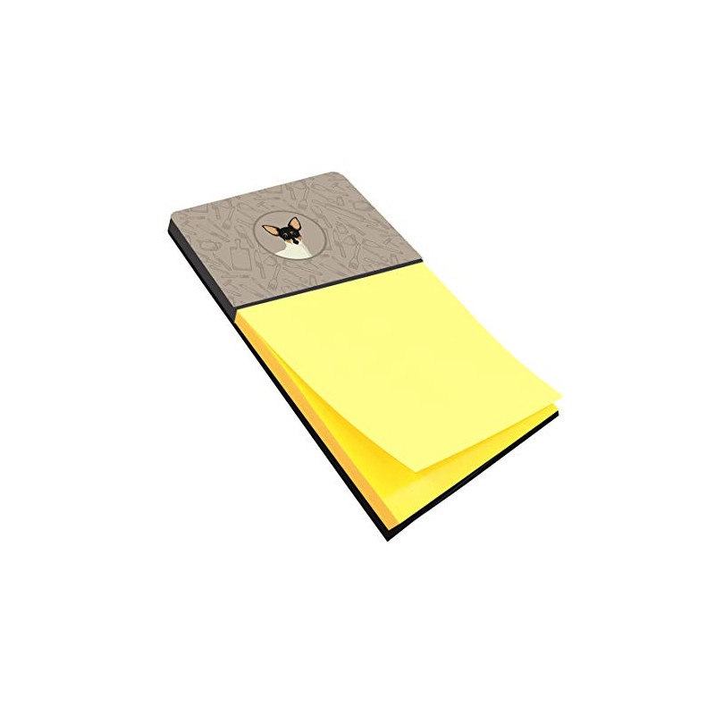 Toy Fox Terrier in The Kitchen Sticky Note Holder