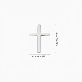 Christian Cross Sticker, Car Exterior Decorative Sticker, Universal Car Accessories for Car, Motorcycle & SUV