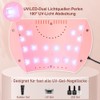 LKE 54W UV Lamp for Gel Nails with LCD Display