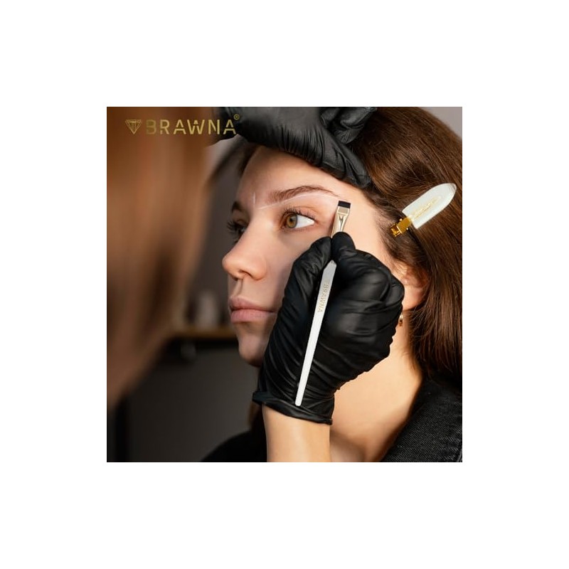 BRAWNA Juego de Pinceles para Cejas (3 Piezas) | Pincel