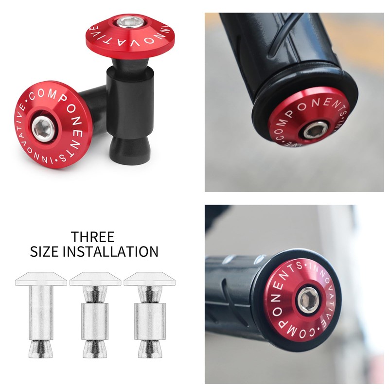 CXEPI Motorcycle Handlebar Weights, Universal Handlebar Ends for Diameter 22