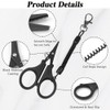 NYGHMY 1 Pcs Stainless Steel Fishing Scissors - Black Titanium