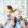 Muulaii Set of 12 Kids Plastic Cups- 8 oz Children