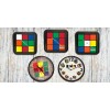 Clock RUBIKS WALL CLOCK TIME TO SOLVE 12" - Square