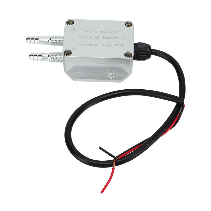 Wind Pressure Transmitter 4‑20mA Differential Pressure Sensor ‑1Kpa to +1Kpa