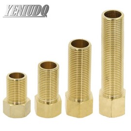 호환 황동 피팅 1/2 BSP 남성-여성 변경 커플러 스트레이트 커넥터 어댑터 28mm 40mm 100mm 길이 [05 70mm length] Compatible Brass Fitting 1/2 BSP Male-Female Change Coupler Straight Connector Adapter 28mm 40mm 100mm Length [05 70mm Length]