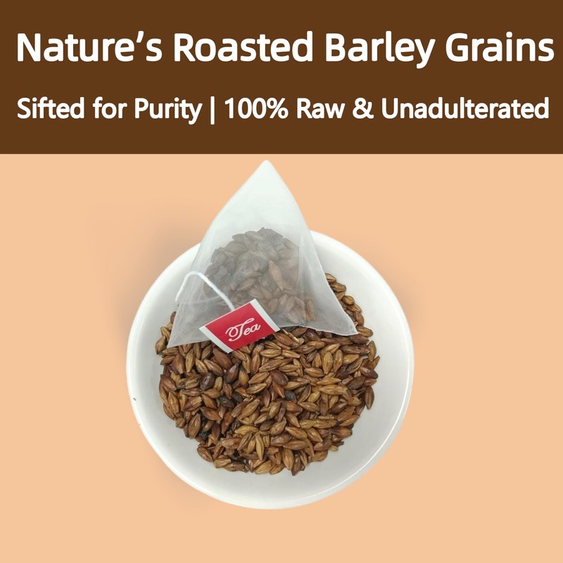 Samcci - Barley Tea, 4g×50 Count Premium Natural Roasted Barley