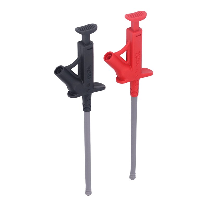 Flexible Test Hook Multimeter Electrical Testing Grabber Hook with 4MM