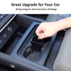Car Center Console Cup Holder Divider Storage Box Compatible with