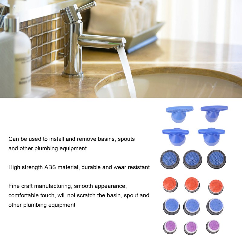 16pcs Faucet Bubbler Inner Core Set Kitchen Basin Faucet Aerator