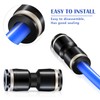 Hotop Push to Connect Fittings Air Line Pneumatic Fittings Kit