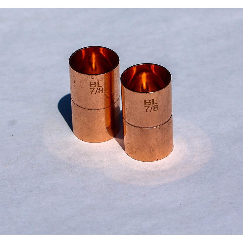 ACR Straight Coupling Copper Fittings for HVAC – 7/8 Inch