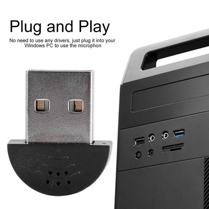 Yosoo Health Gear USB 2.0 Mikrofon, Tragbares USB Studio Sprachmikrofon