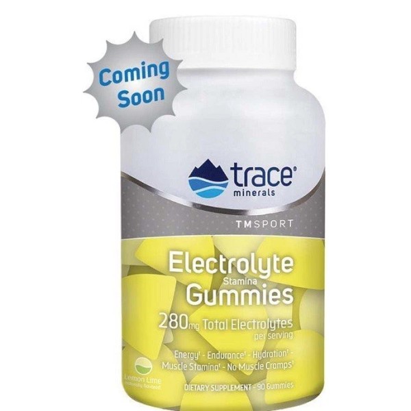 Trace Minerals Electrolyte Stamina Gummies - Lemon Lime 90 Gummy