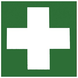 Champion Sign – 150 x 150 mm photoluminescent Sign/Information Sign/Brigade Path/Escape Emergency Exit and Safety Marking/Industry Marking, 503850