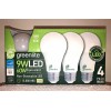Greenlite greenlite 60w Non-Dimmable 9W LED 4-LIGHT BULB PACK 2700K
