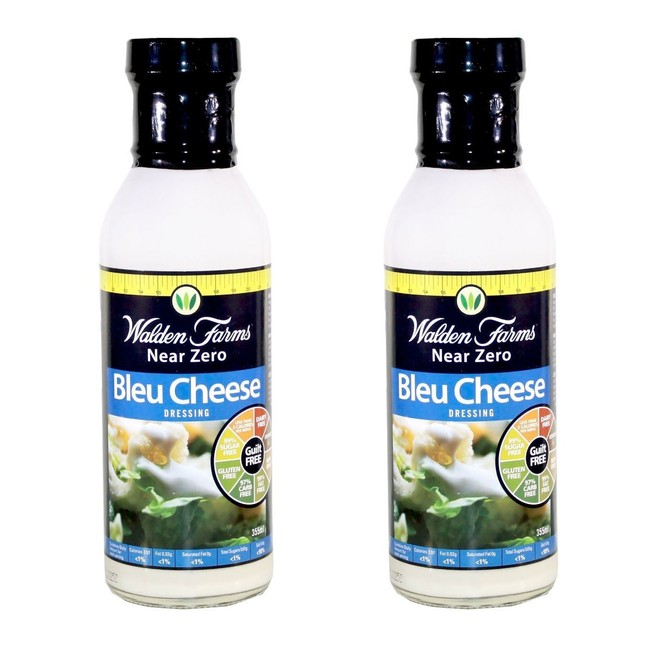 Walden Farms, Bleu Cheese Dressing, 12 oz (Pack of 2)