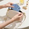 KyeeaDIY Coin Purse, Small Leather Coin Pouch Wallet with Keychain