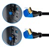 deleyCON (1.65 ft.) 0.5m HDMI 270° angle cable - compatible
