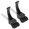 1Pair Black Badminton Stringing Clamp Tennis Flying Clamp Recket Starting
